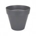 Bloempot Loft Urban rond 20 cm antraciet