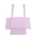 Stoelzit licht roze met volants