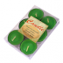 Set van 6 theelichtjes citronella