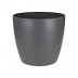 Bloempot Brussels rond mini 12,5 cm antraciet