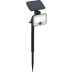 Brilliant Joplin Buitenlamp Solar - 14.60x18x54cm - Glas/kunststof - Zwart