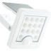 Brilliant Luton Buitenlamp - Solar - Sensor - 12x13x5.40cm - Kunststof/Metaal - Wit