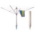 Practo Home Droogmolen Idea Aluminium Verstelbaar - 60m - met Schroefanker en Hoes
