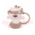 Charly sleutelhanger taupe