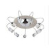 Euro Light Kishu Plafondlamp LED - 9x5W - Grijs