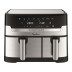 Moulinex Dual Easy Fry en Grill Airfryer - EZ905D20 - 8,3L - Stainless Steel