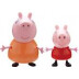 Figuren Peppa Pig, volwassene + kind