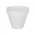 Bloempot Loft Urban rond 25 cm wit