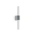Nordlux Helva Wandlamp - Dimbaar - 5,7x10,6x5,7cm - Kunststof - Chroom
