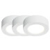 Nordlux Kitchenio Inbouwspot Set - Dimbaar - Ø6,4x2,1cm - Kunststof - Wit - 3 Stuks