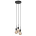 Nordlux Paco Hanglamp - Niet Dimbaar - Ø18,1x17,3cm - Metaal - Zwart