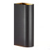 Nordlux Calvi LED Wandlamp - Niet Dimbaar - 14x22x10cm - Aluminium/Glas - Zwart