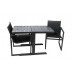 Bistroset Salou aluminium - antraciet