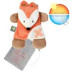 Buddiezzz doudou+gelpack vos