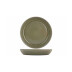 Cosy&Trendy Bistro Thyme Green Schaal - Ø25.5X4.1cm - Aardewerk - Groen