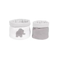 Tembo set van 2 verzorgingsmandjes 20x20 cm + 20x15 cm - Merk Nattou