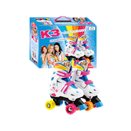 K3 rolschaatsen maat 35-38 - Merk Studio 100 - Leeftijd vanaf 9 jaar