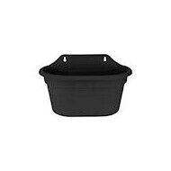 Wandbloembak Green Basics 30 cm zwart - Merk Elho - Inhoud 4 l
