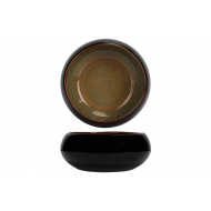 Cosy&Trendy Splash Bol - Ø12xH5cm - Porcelaine - Noir - Marque Cosy & Trendy - Couleur Noir - Matériel Porcelaine
