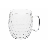 Cosy&Trendy Verre à Moscow Mule - Gehamerd - 500ml - Verre Borosilicaté - Marque Cosy & Trendy