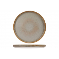 Cosy&Trendy Melia Assiette Plate - Ø27cm - Porcelaine - Gris/Vert - Marque Cosy & Trendy - Couleur Vert,Gris - Matériel Porcelaine