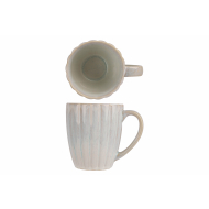 Cosy&Trendy Tasse Astera Pure White - Ø9cm/350ml - Grès - Blanc - Marque Cosy & Trendy - Couleur Blanc