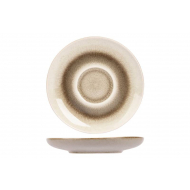 Cosy&Trendy Soucoupe Espresso - Ø11,5cm - Grès - Forest - Marque Cosy & Trendy - Couleur Brun,Crème - Matériel Poterie