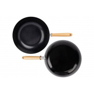 Cosy&Trendy Fusion Poêle Wok - Tous Feux - Ø30cm - Acier au Carbone - Noir - Marque Cosy & Trendy - Convient pour Toutes sources de chaleur
