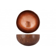 Noya Kom - Ø14cm - Kokosnoot - Donkerbruin - Kleur Bruin - Materiaal Kokosnoot