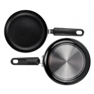 Cosy&Trendy Gourmet Poêle - Ø15xH4,5cm - Aluminium - Noir - Marque Cosy & Trendy - Convient pour Électrique,Gaz,Induction,Keramisch,Halogeen