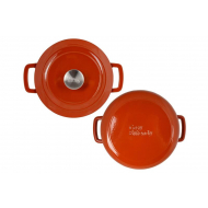 Cosy&Trendy Fontestic Kookpan - Ø24xH11,6cm - Gietijzer - Roest - Merk Cosy & Trendy - Geschikt voor Inductie,Halogeen,Electrisch,Gas,Keramisch