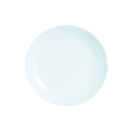 Luminarc Assiette à Dessert - Ronde - Ø19cm - Verre Trempé - Blanc - Couleur Blanc - Matériel Verre