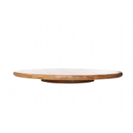 Plateau Cosy&Trendy Malawi Draaibar - Ø50cm - Bambou - Finition naturelle - Marque Cosy & Trendy