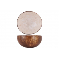 Noya Bowl - Mosaic - Ø14cm - Coconut - White - Matériel Noix de coco - Couleur Blanc