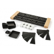 Boska Partyclette XL Raclette Grill Set - 48x18cm - Zwart - 8 Personen - Merk Boska