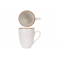 Cosy&Trendy Sintra Mug - 300ml - Ø8,5xH10,5cm - Grès - Blanc - Marque Cosy & Trendy - Couleur Blanc