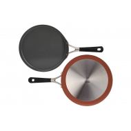 Cosy&Trendy Poêle Cerapro - Ø25cm - Aluminium - Terracotta - Marque Cosy & Trendy - Convient pour Induction,Électrique,Keramisch,Halogeen,Gaz
