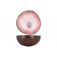 Noya Bol - Ø14cm - Noix de Coco - Rose - Couleur Rose - Matériel Noix de coco