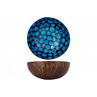 Noya Bol - Ø14cm - Noix de Coco - Bleu - Couleur Bleu - Matériel Noix de coco