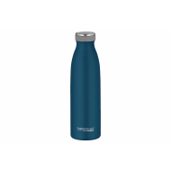Thermos TC Bouteille à Boisson avec Bouchon à Vis - 500ml - Acier Inoxydable - Bleu - Couleur Bleu - Contenu 500 ml
