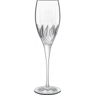Luigi Bormioli Diamante Verres à Champagne - 220ml - Verre - 4 Pièces - Marque Luigi Bormioli