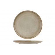 Cosy&Trendy Conico Assiette à Dessert/Assiette à Déjeuner - Ø22,5cm - Grès - Sable - Marque Cosy & Trendy - Couleur Sable - Matériel Poterie