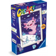 Ravensburger CreArt Axolotl - Peinture par Numéros - Dès 7 ans - Age à partir de 7 ans