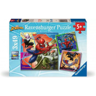 Ravensburger Puzzle Spiderman - À partir de 5 ans - 3x49 pièces - Age à partir de 5 ans