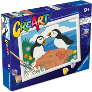 Ravensburger CreArt Junior Perroquet Plongeur - Peinture par Numéros - À partir de 9 ans - Age à partir de 9 ans