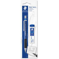 Staedtler Mars Micro Vulpotlood - Met 12 Extra Fijnstiften- HB - 0,7mm - Merk Staedtler - Hardheid potlood HB - Type schrijfgerief Vulpotlood