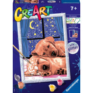 Ravensburger CreArt Dors Bien ! - Peinture par Numéros - Dès 7 ans - Age à partir de 7 ans