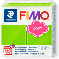 Staedtler FIMO Soft Pâte à Modeler à Durcir au Four - 57g - Vert Pomme - Marque Staedtler - Age à partir de 8 ans