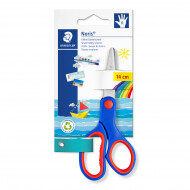 Staedtler Noris Ciseaux pour Enfants - Droitier - Asymétrique - 14cm - Bleu - Marque Staedtler