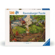 Ravensburger Puzzle Chez la Sorcière de la Forêt - Dès 12 ans - 500 pièces - Age à partir de 12 ans